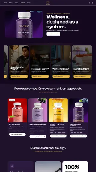 Ecoies — website design