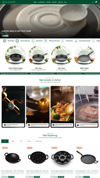 La Casto — website design
